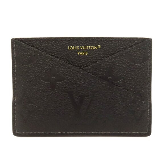 LOUIS VUITTON Black Card Holder - Picture 1 of 11